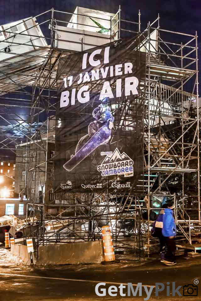 snowboard jamboree behind scene corpo big air freestyle world cup uci saut jump ilot fleurie basse-ville quebec 2014 ski snow neige hiver